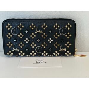 Christian Louboutin Panettone Wallet Leather with Loubinthesky Seville Spikes
